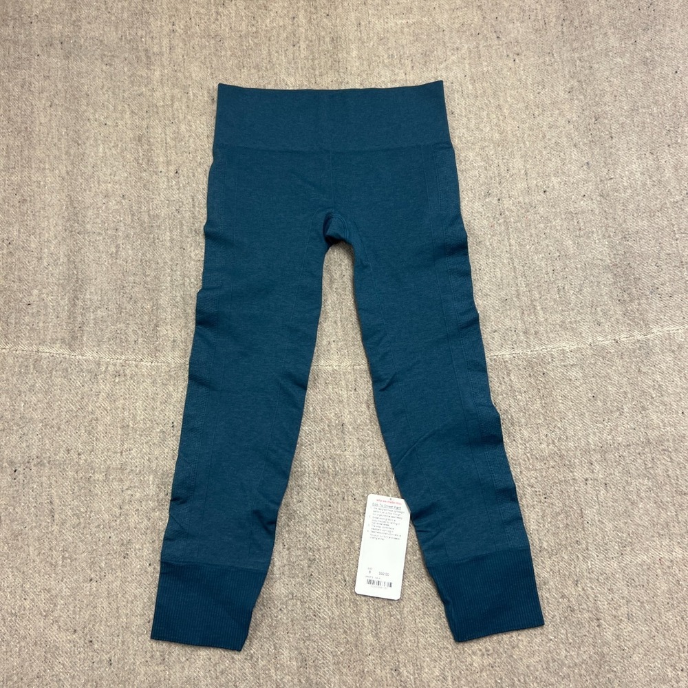 Lululemon Ebb To Street Legging Pants Women's 8 Blue NEW